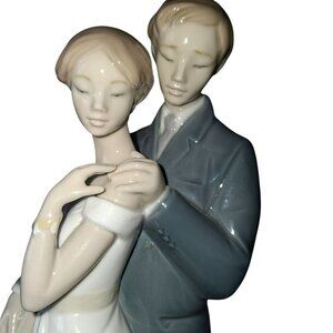 Vintage Lladro Everlasting Love Couple Figurine Sculpture Handcrafted Spain 2006